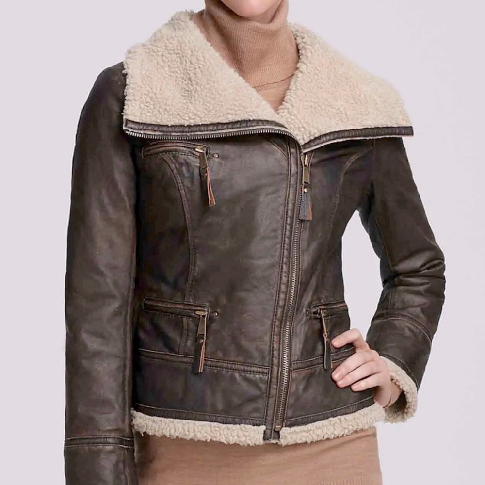 Vintage Authentic MICHAEL KORS leather jacket- women Size S